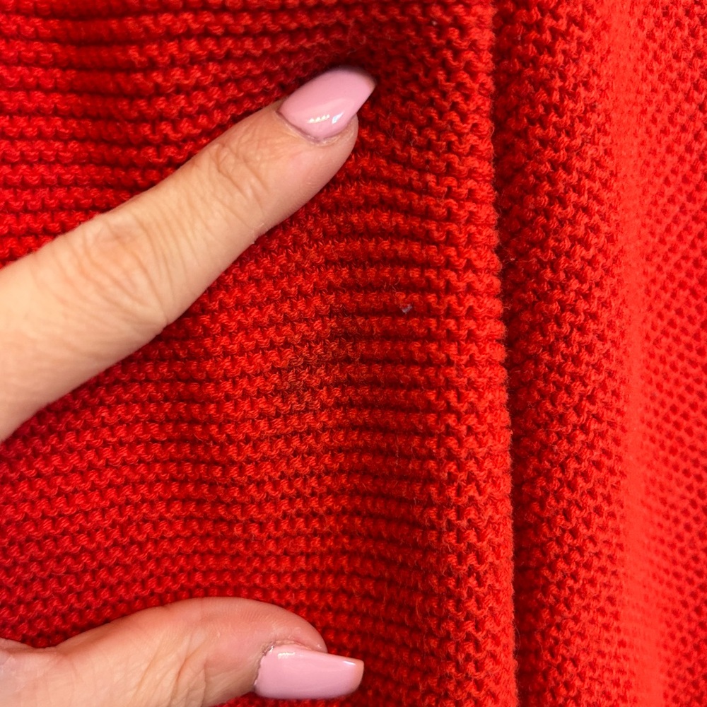Red Knit Loft Sweater - Picture 4 of 5